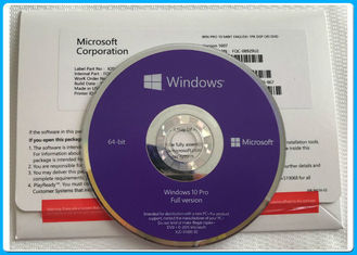 Win10 Pro OEM Key 64 Bit DVD oem pack Win 10 Professional COA Key Genuine license Activation